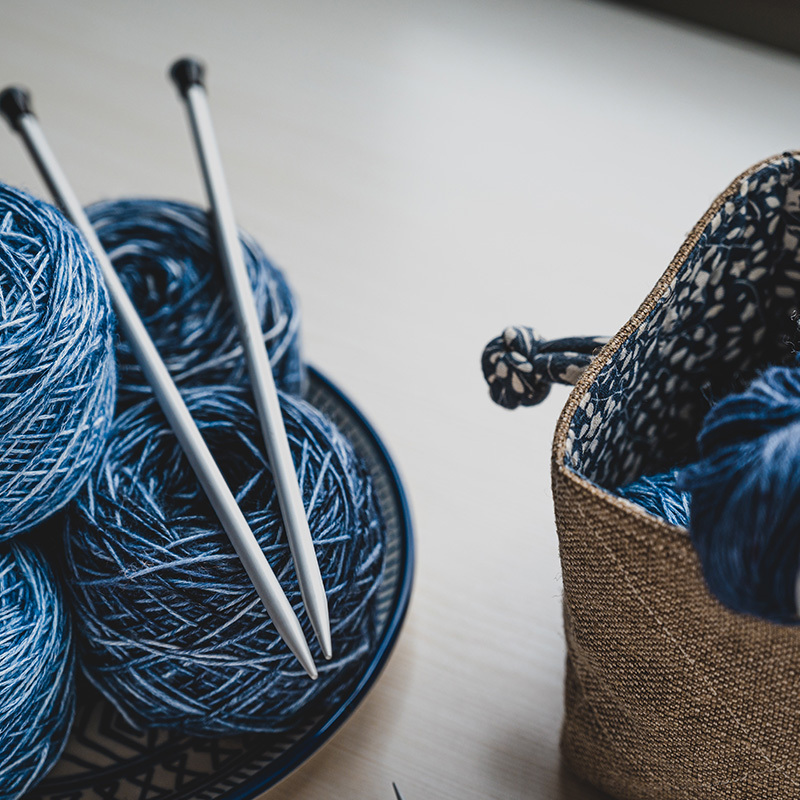 30cm Aluminimum Knitting Needles - 4.50mm - The Wool Shoppe