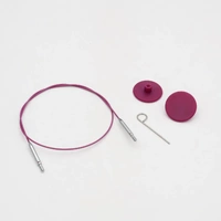 Thin Purple 360 degree Swivel IC Cable 60cm
