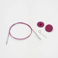 Thin Purple 360 degree Swivel IC Cable 80cm