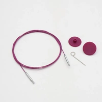 Thin Purple 360 degree Swivel IC Cable 150cm