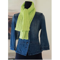 Hand Knitted Scarf A08 Citrus