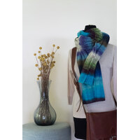 Hand Knitted Scarf K1009 Ocean