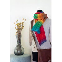 Hand Knitted Scarf K1021 Carnival