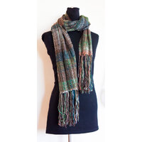 Hand Woven Scarf K1004 Autumn