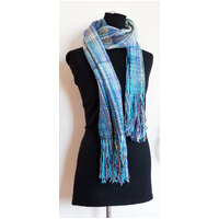 Hand Woven Scarf K1009 Ocean