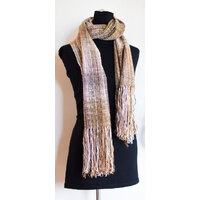 Hand Woven Scarf K1016 Stone