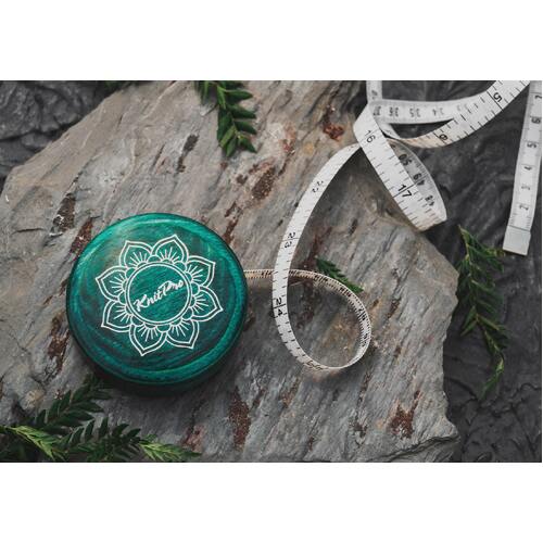 Mindful Teal Retractable Wooden Tape (36634)
