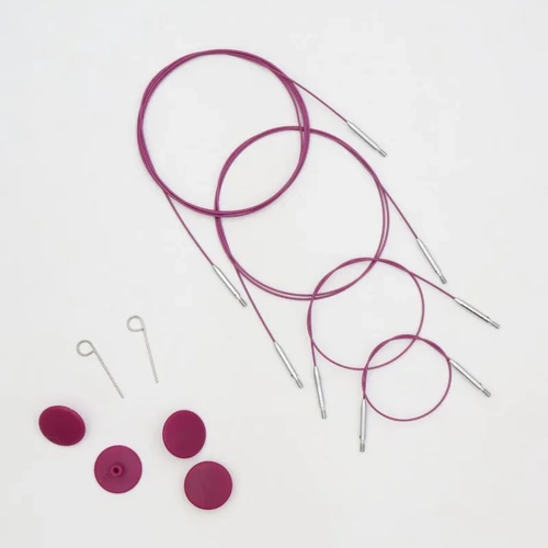 Thin & Flex Purple 360 degree Swivel IC Cables